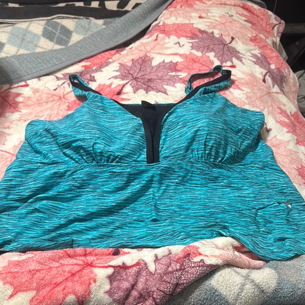 Teal Tankini Top